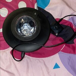 Black LED Light Projector w/ Bluetooth for music